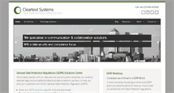 Desktop Screenshot of cleartextsystems.com